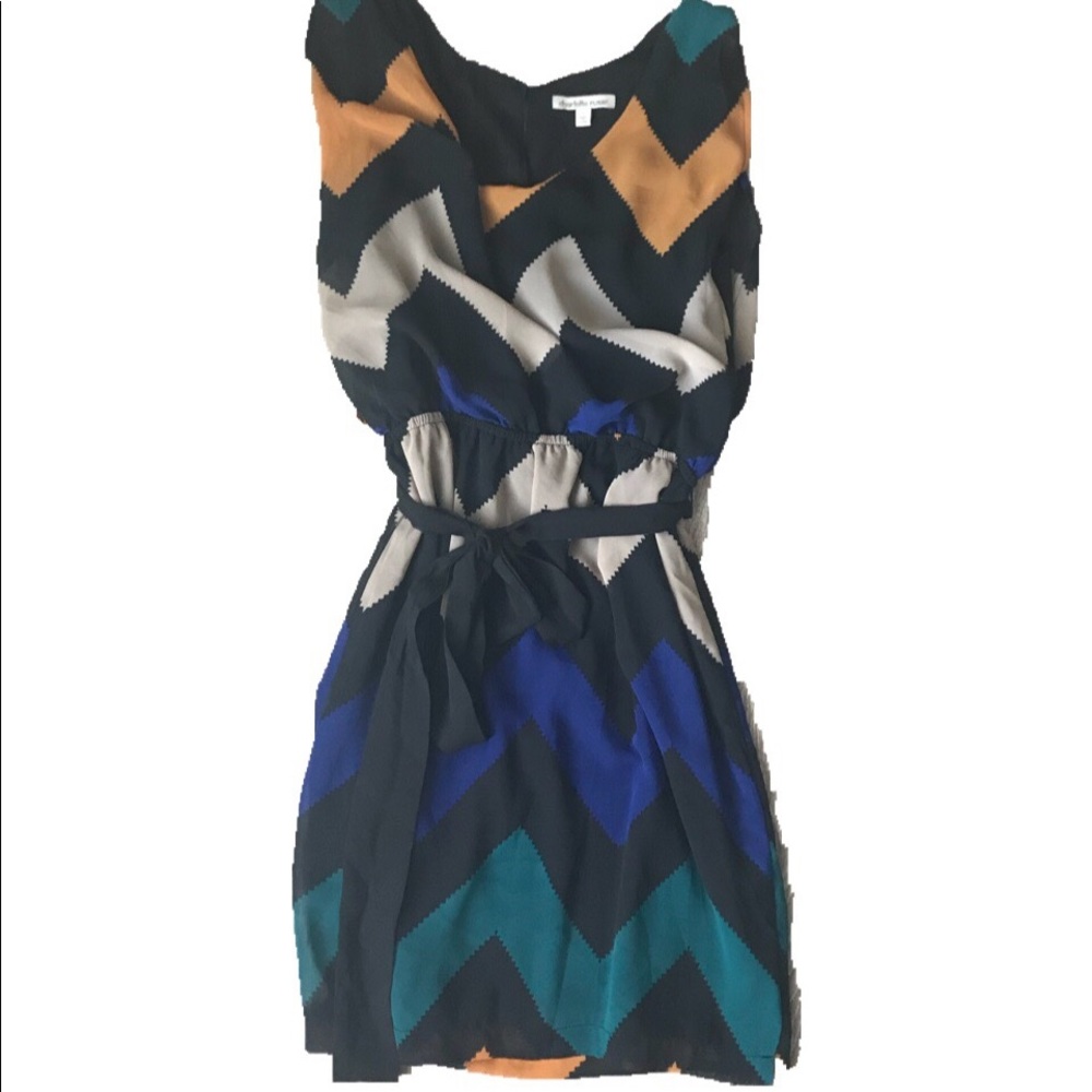 Charlotte Russe Black Chevron Dress